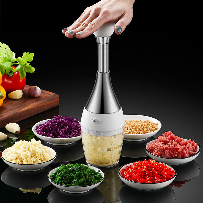 Stainless Steel Multifunctional Electric Garlic Masher