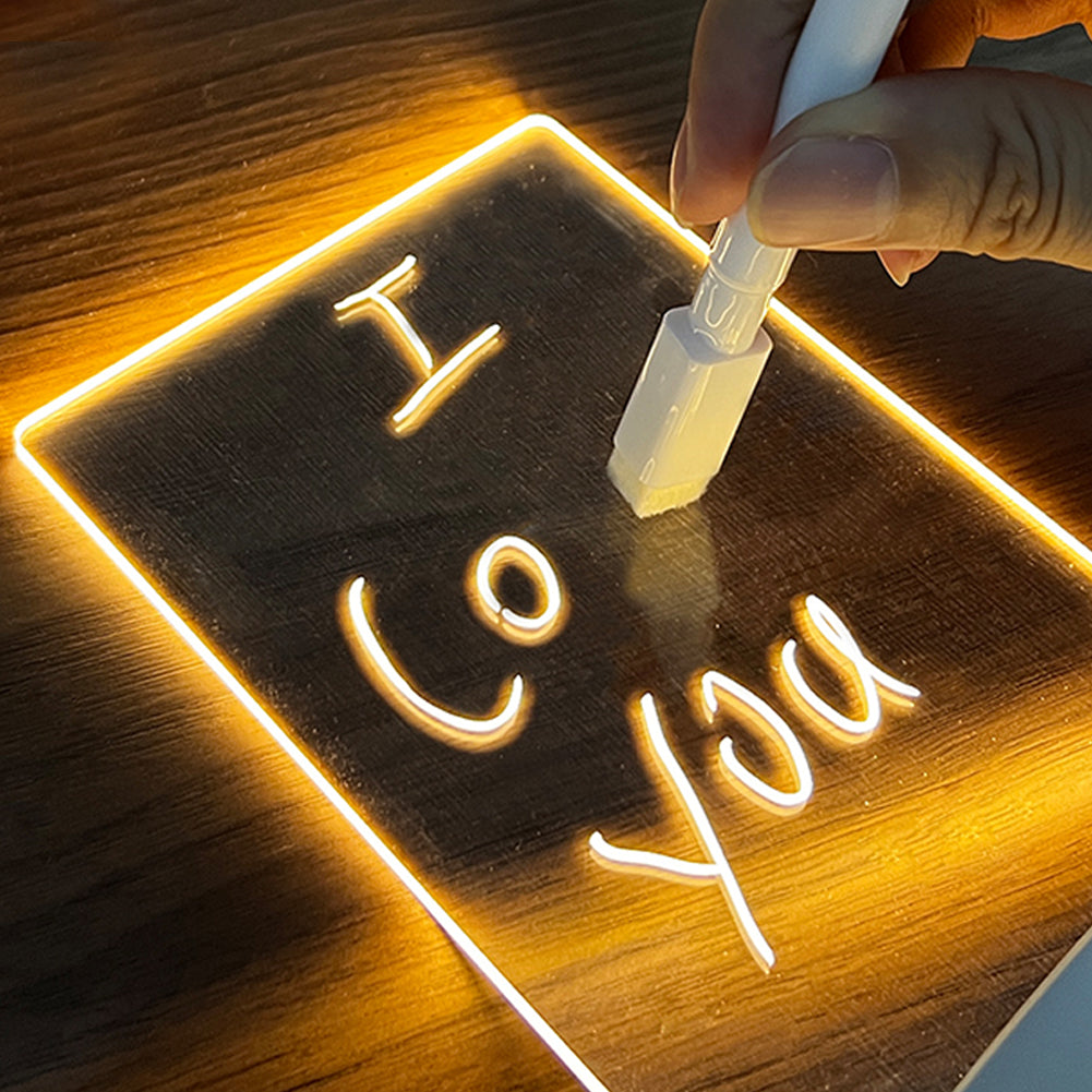 Led Light Note Board