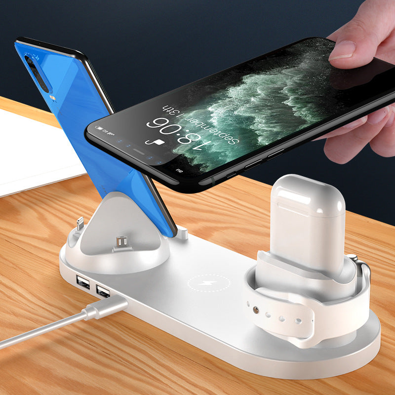 Wireless Charger 6 In 1 For IPhone / Phone / Watch